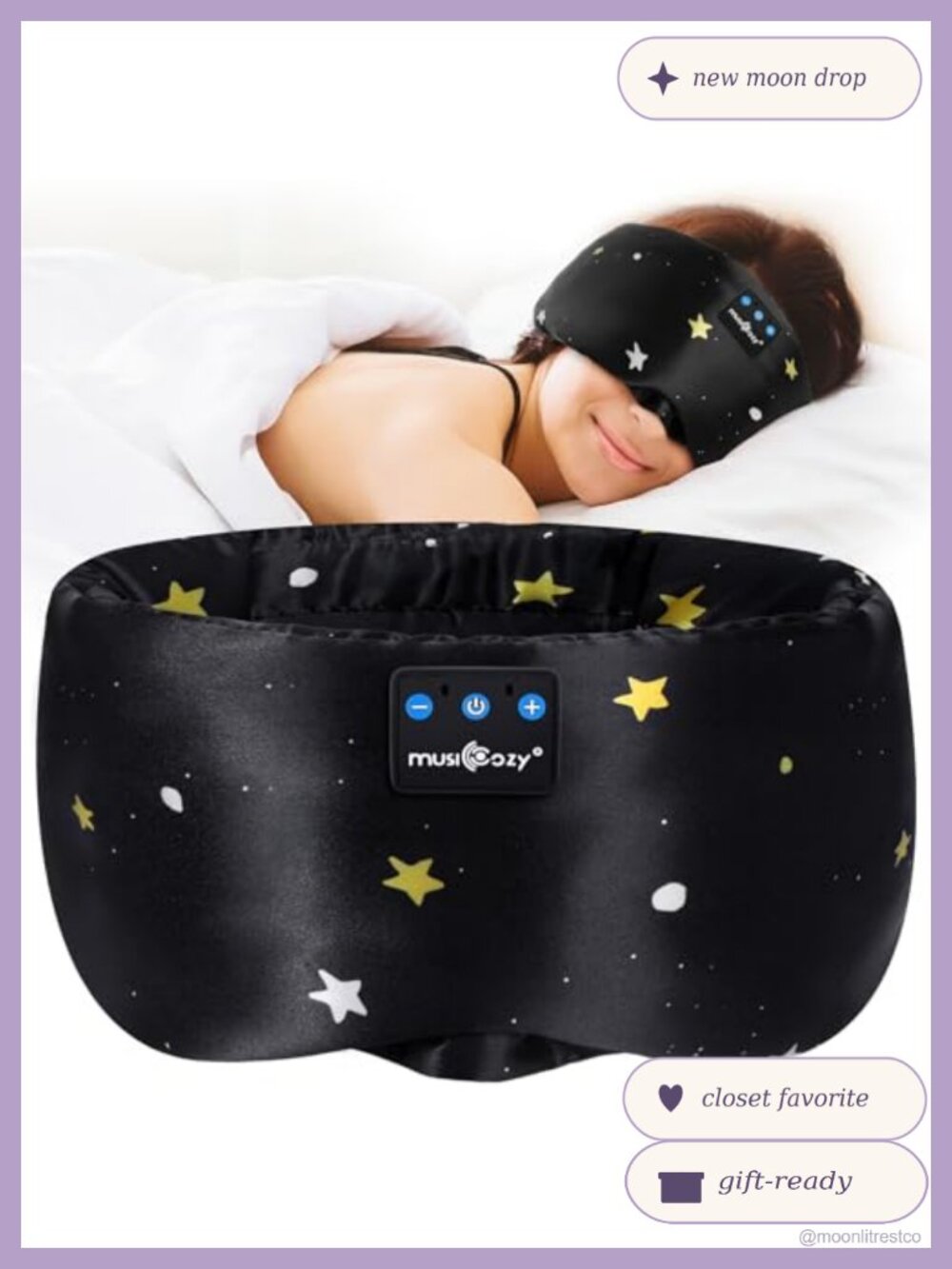Mulberry Silk Bluetooth Sleep Mask Wireless Headphones Adjustable